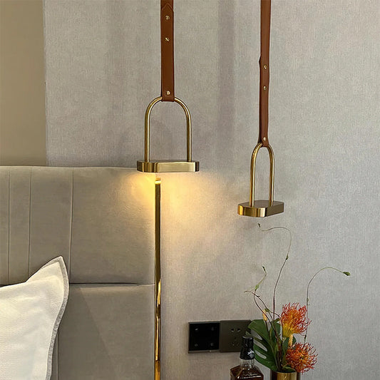 Modern Minimalist Leather Pendant