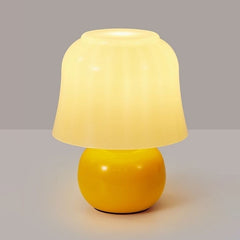 Modern Glass Mushroom Table Lamp
