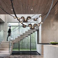 Modern Sculptural Chandelier Light
