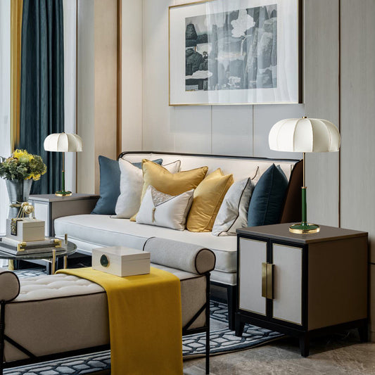Modern Fabric Dome Table Lamp