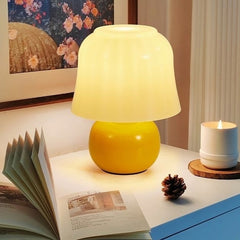 Modern Glass Mushroom Table Lamp