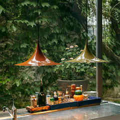 Modern Sculptural Cone Pendant Light