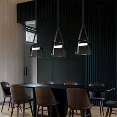 Modern Leather Pendant Light