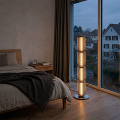 Modern Glass Column Floor Lamp