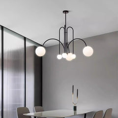 Modern Arch Globe Chandelier