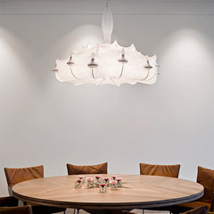 Zeppelin 1 White Pendant Light