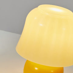 Modern Glass Mushroom Table Lamp