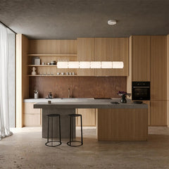 Modern Smoked Glass Linear Pendant Light