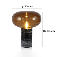 Luxury Marble Glass Table Lamp