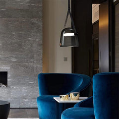 Modern Leather Pendant Light