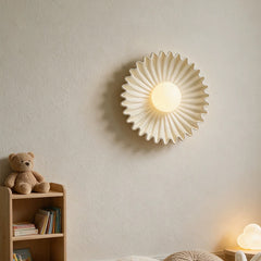 Ceramic Flower Wall Light