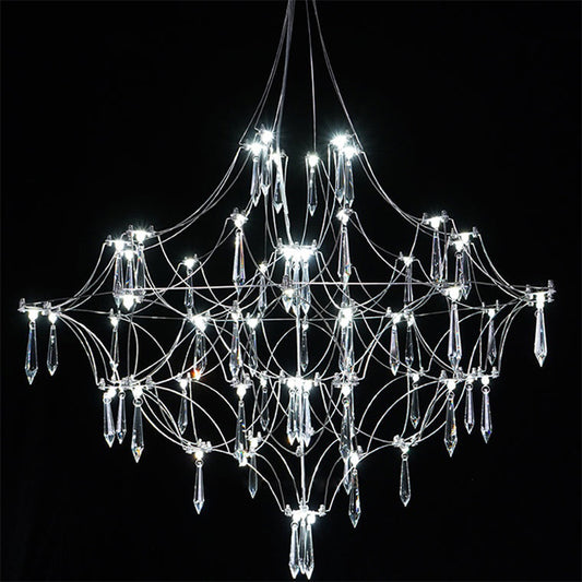 Modern Crystal Branch Chandelier