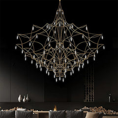 Modern Crystal Branch Chandelier