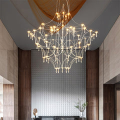 Modern Crystal Branch Chandelier