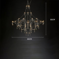 Modern Crystal Branch Chandelier