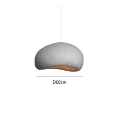 Modern Sculptural Resin Pendant Light
