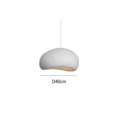 Modern Sculptural Resin Pendant Light