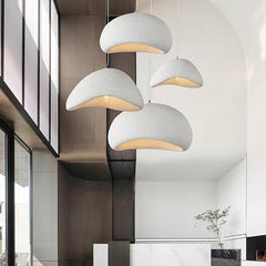 Modern Sculptural Resin Pendant Light