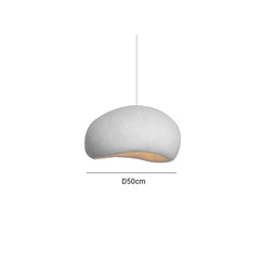 Modern Sculptural Resin Pendant Light