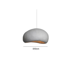Modern Sculptural Resin Pendant Light