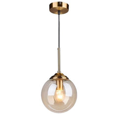 Modern Glass Globe Pendant Light