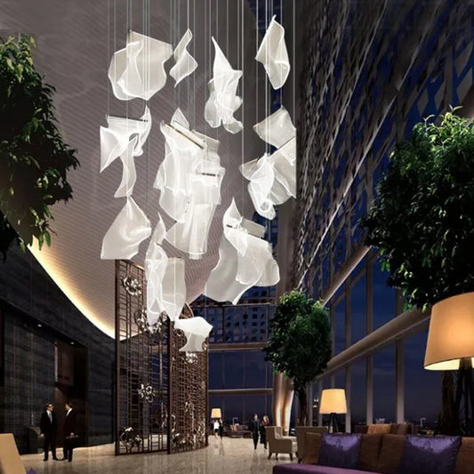 Luxury Flowing Ribbon Chandelier