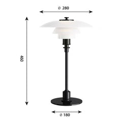 Modern Glass Table Lamp